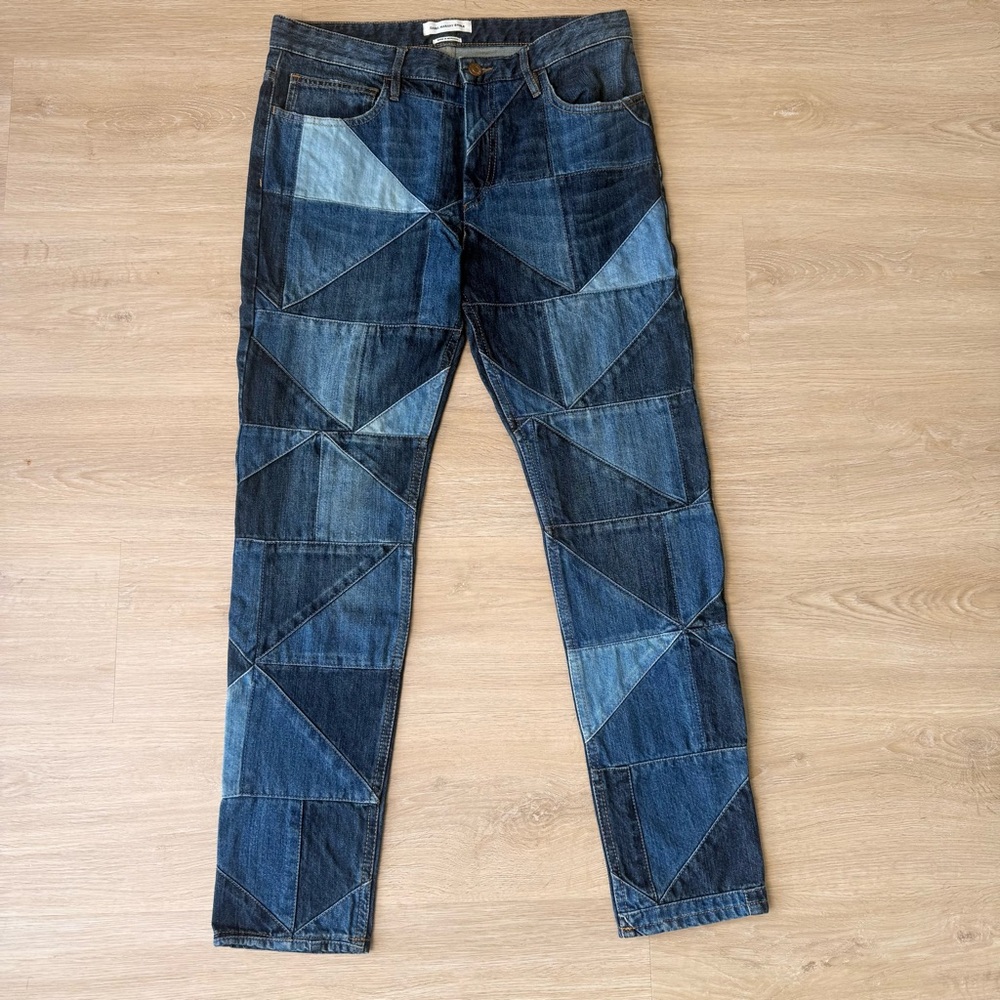 Isabel Marant Etoile Patchwork Denim women's size 38 NWT